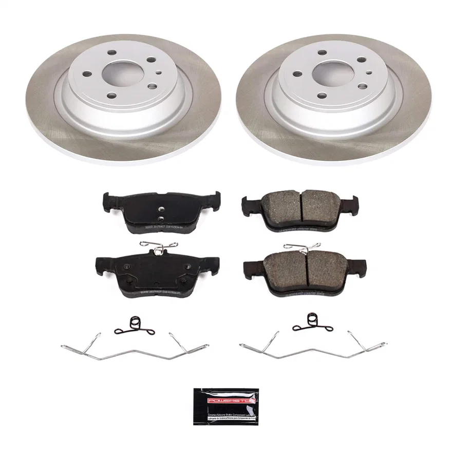 Rear SEMI-COATED ROTOR KIT for Ford Fusion