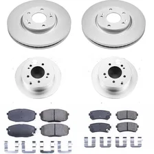 Front and Rear Z17 COATED BRAKE KIT for Kia image 2