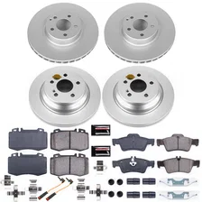 Front and Rear Z23 COATED BRAKE KIT for Mercedes-Benz SL550 image 2