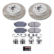 Front SEMI-COATED ROTOR KIT image 1