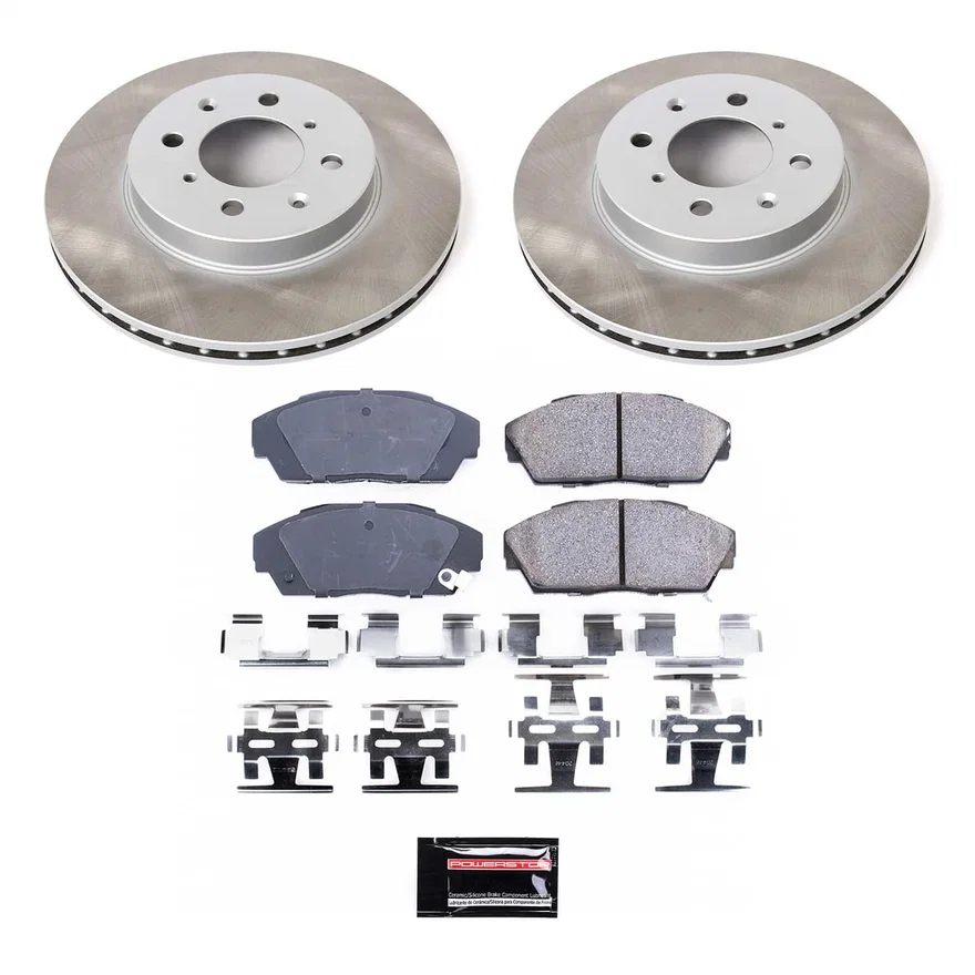 Front SEMI-COATED ROTOR KIT