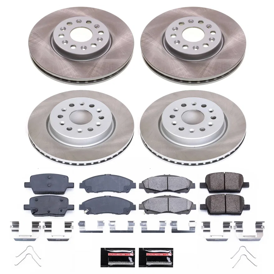 SEMI-COATED ROTOR KIT for Buick Enclave