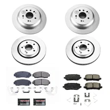 Front and Rear Z17 COATED BRAKE KIT for Honda Passport image 2