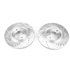 Front DRILLEDSLOTTED ROTOR PAIR for Ford EcoSport image 2