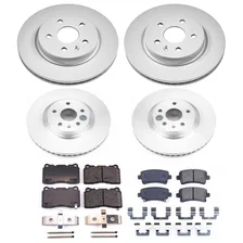 Front and Rear Z17 COATED BRAKE KIT for Buick Regal image 2