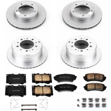 Front and Rear Z17 COATED BRAKE KIT for Toyota Land Cruiser image 2