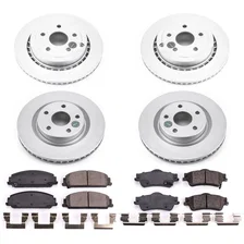 Front and Rear Z17 COATED BRAKE KIT for Pontiac G8 image 2