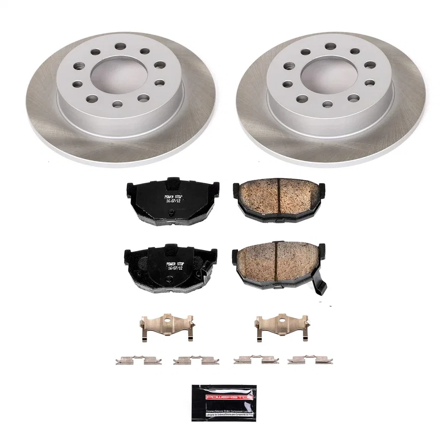 Rear SEMI-COATED ROTOR KIT for Hyundai Tiburon