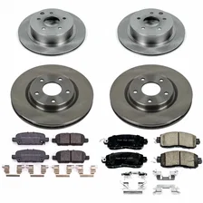 Front and Rear AUTOSPECIALTY BRAKE KIT for Nissan LEAF image 2