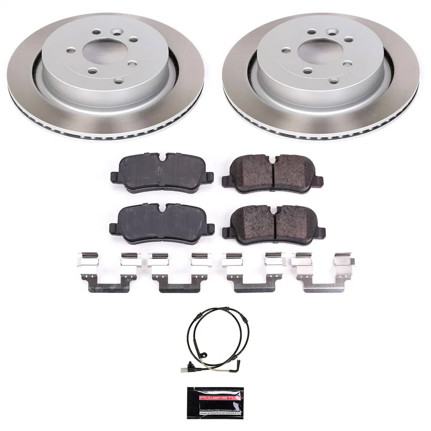 Rear SEMI-COATED ROTOR KIT for Land Rover LR3