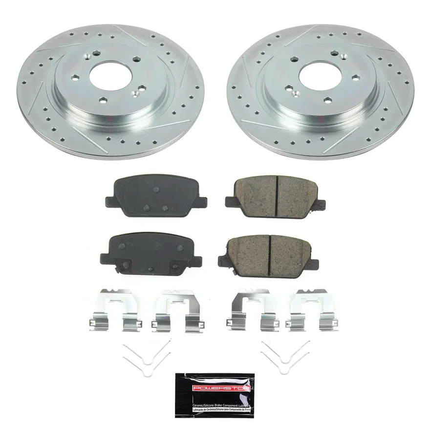 Rear SEMI-COATED ROTOR KIT