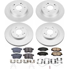 Front and Rear Z17 COATED BRAKE KIT for Honda Accord image 2