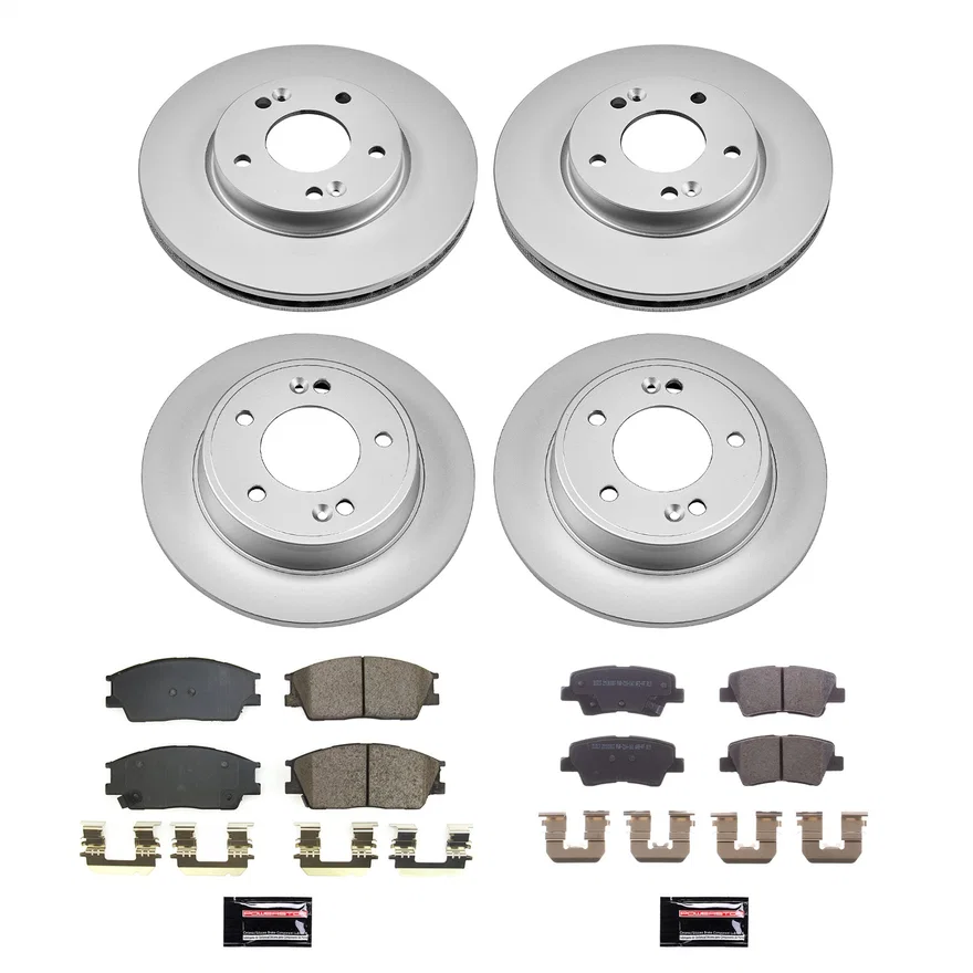 Front and Rear Z17 COATED BRAKE KIT