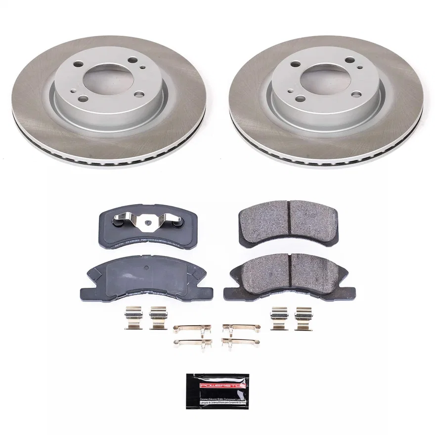 Front SEMI-COATED ROTOR KIT for Mitsubishi