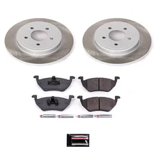Rear SEMI-COATED ROTOR KIT for Mazda Tribute image 1
