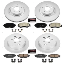 Front and Rear Z17 COATED BRAKE KIT for Subaru image 2