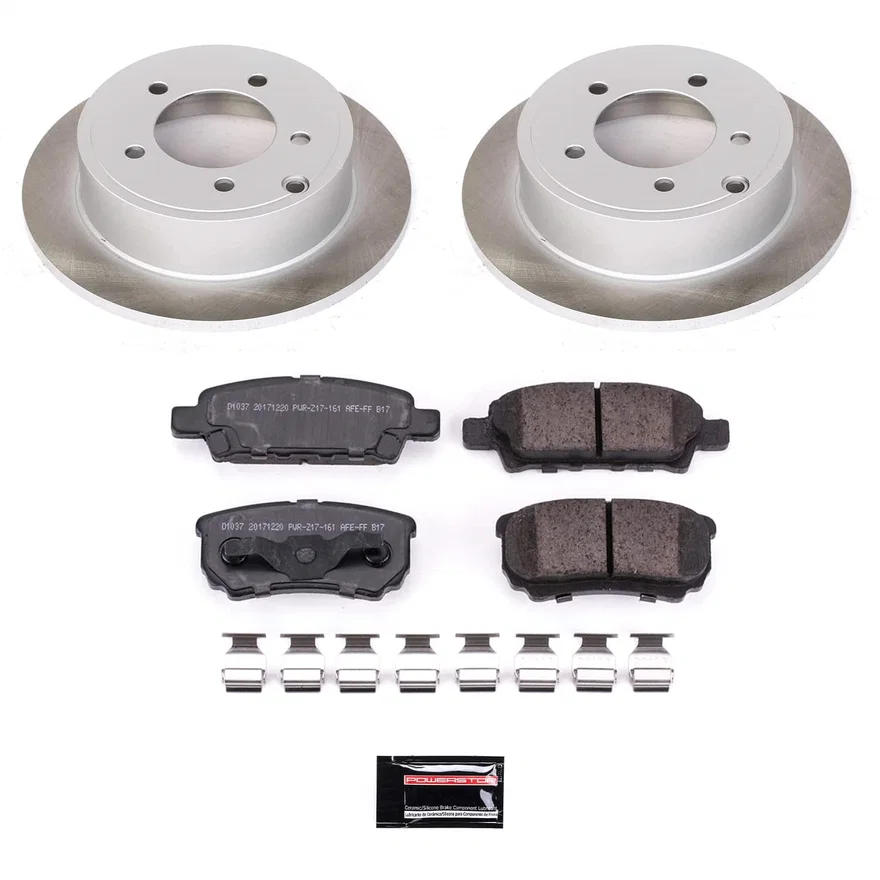 Rear SEMI-COATED ROTOR KIT