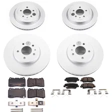 Front and Rear Z17 COATED BRAKE KIT for Cadillac ATS image 2