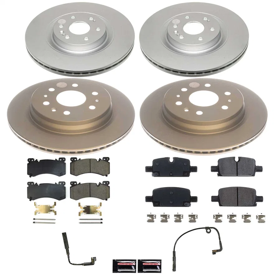 Front and Rear Z17 COATED BRAKE KIT for Chevrolet
