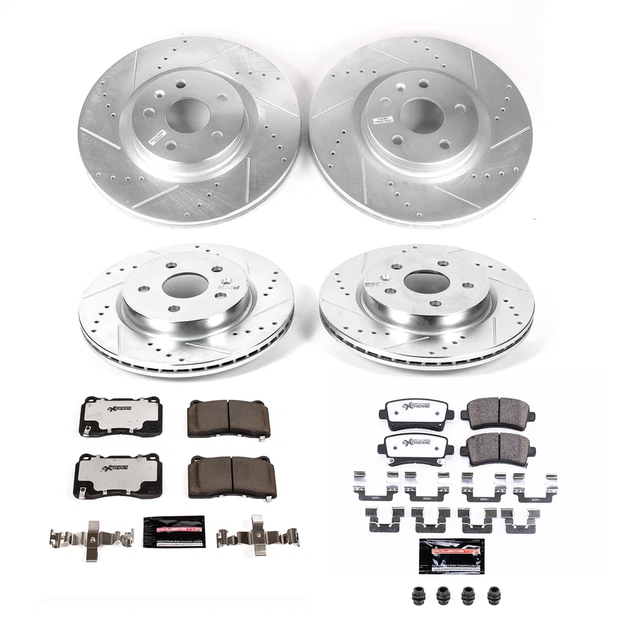Front and Rear Z26 STREET BRAKE KIT for Cadillac XTS