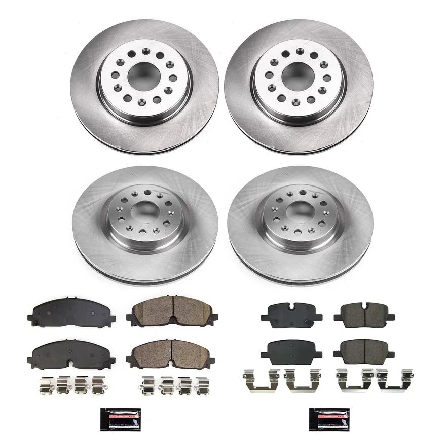 Front and Rear AUTOSPECIALTY BRAKE KIT for Cadillac