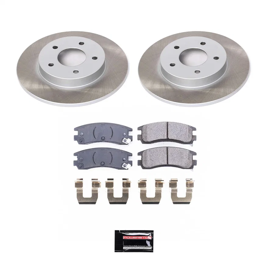 Rear SEMI-COATED ROTOR KIT