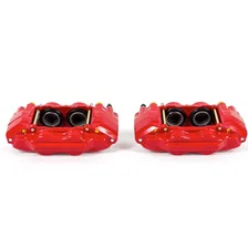 Front RED CALIPER PAIR W/O BRKT for Hummer image 2