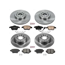 Front and Rear AUTOSPECIALTY BRAKE KIT for Audi image 2