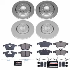 Front and Rear Z23 COATED BRAKE KIT for Saab image 2