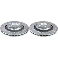 Rear DRILLEDSLOTTED ROTOR PAIR image 2