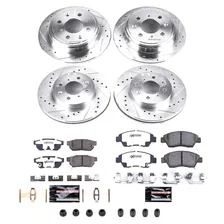 Front and Rear Z26 STREET BRAKE KIT for Honda Civic del Sol image 2