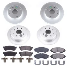 Front and Rear Z17 COATED BRAKE KIT for Suzuki image 2