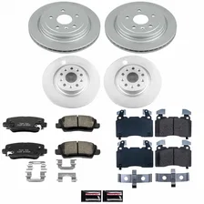Front and Rear Z17 COATED BRAKE KIT for Cadillac CTS image 2
