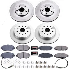 Front and Rear Z17 COATED BRAKE KIT for Lexus LS400 image 2