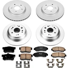 Front and Rear Z17 COATED BRAKE KIT for Honda image 2