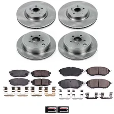 Front and Rear AUTOSPECIALTY BRAKE KIT for Subaru image 2