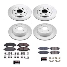 Front and Rear Z17 COATED BRAKE KIT for Chevrolet Tahoe image 2