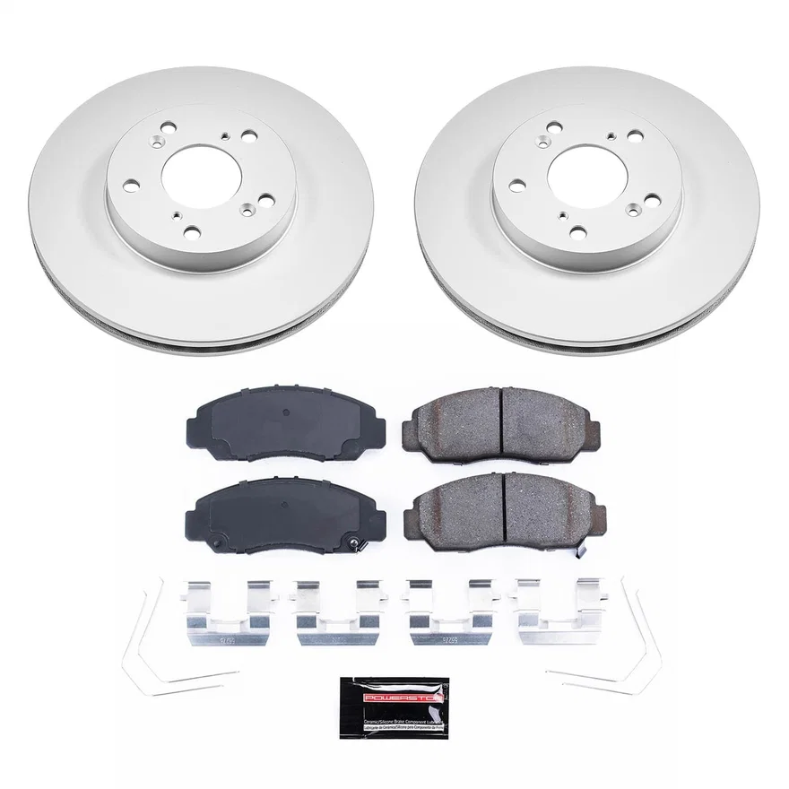 Front Z17 COATED BRAKE KIT for Honda Civic