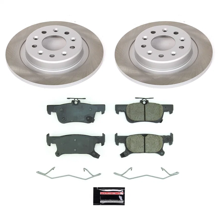 Rear SEMI-COATED ROTOR KIT for Buick Envision