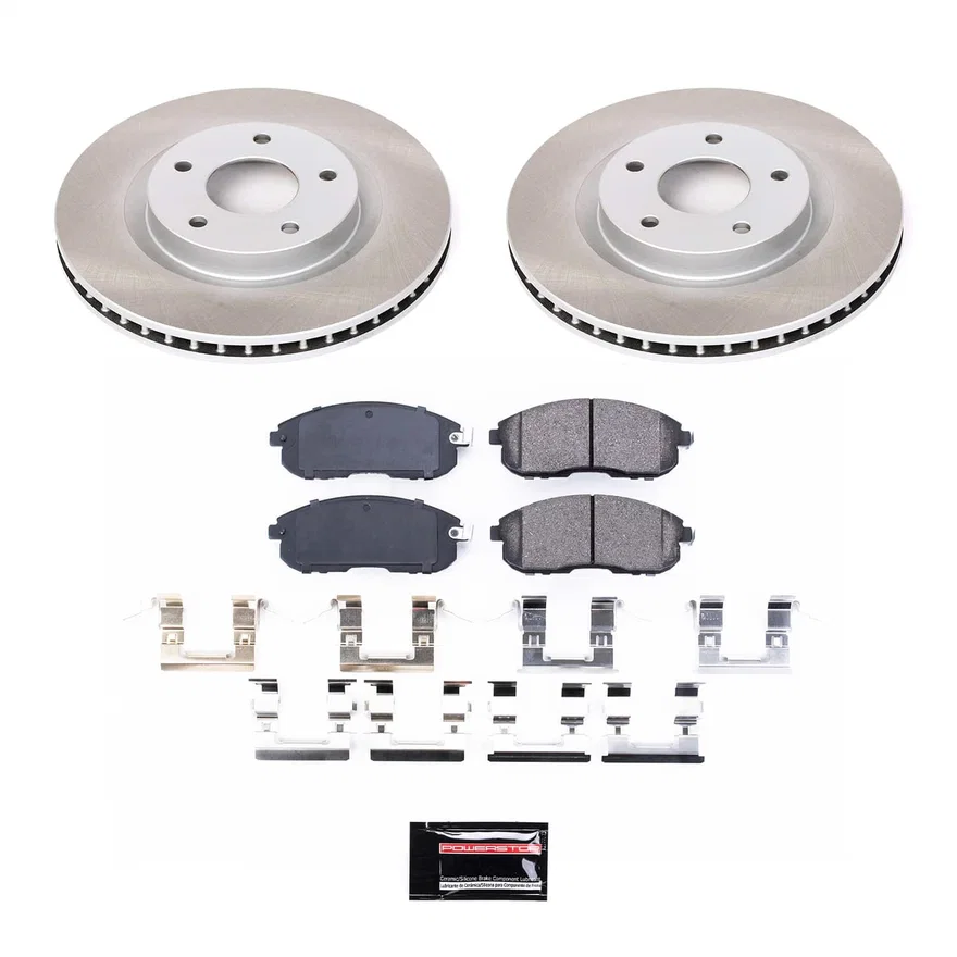 Front SEMI-COATED ROTOR KIT for Nissan Sentra