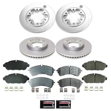 Front and Rear Z17 COATED BRAKE KIT for Ford Transit-350 HD image 1