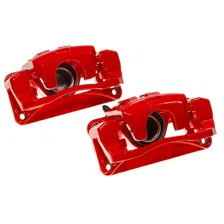 Rear RED CALIPER PAIR W/BRKT for Subaru image 6