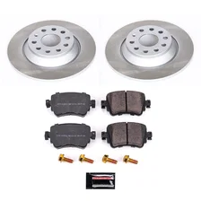 Rear SEMI-COATED ROTOR KIT for Audi image 1