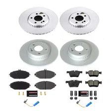 Front and Rear Z17 COATED BRAKE KIT for Mercedes-Benz C300 image 2