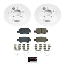 Rear Z17 COATED BRAKE KIT for Hyundai Elantra image 1