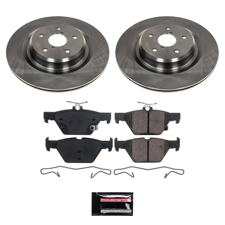 Rear SEMI-COATED ROTOR KIT for Subaru Ascent