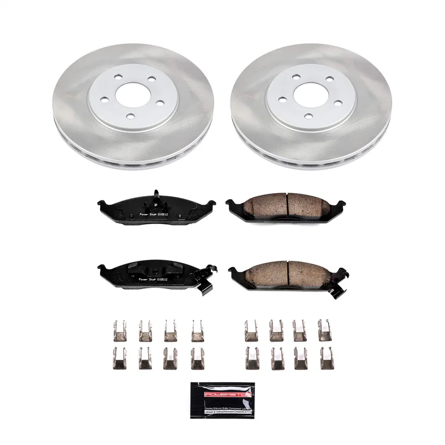 Front SEMI-COATED ROTOR KIT