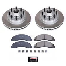 Front SEMI-COATED ROTOR KIT for Ford image 1