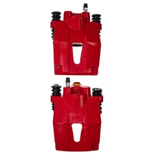 Rear RED CALIPER PAIR W/BRKT for Dodge Dakota image 4