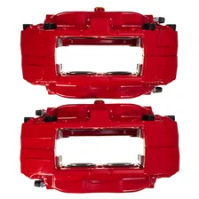 Front RED CALIPER PAIR W/O BRKT for Acura TL image 4